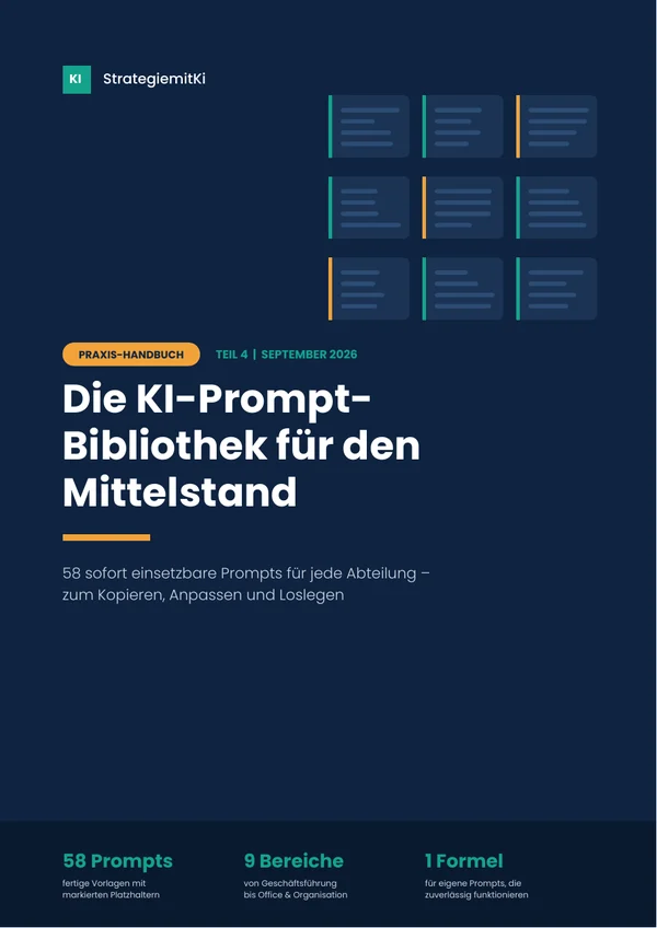 Cover Teil 4: Die KI-Prompt-Bibliothek für den Mittelstand